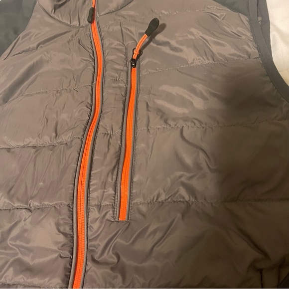 Propel Vest Men Small Grey Zipped Pockets Bass Engineered Outdoors Casual Puffer - Picture 6 of 8